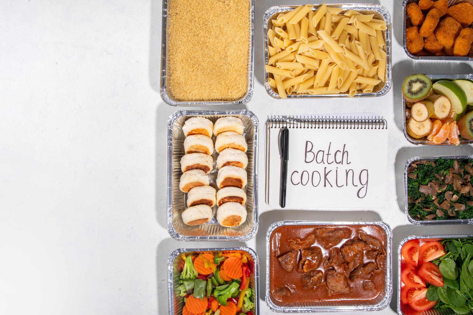 Tray with ready meal kits